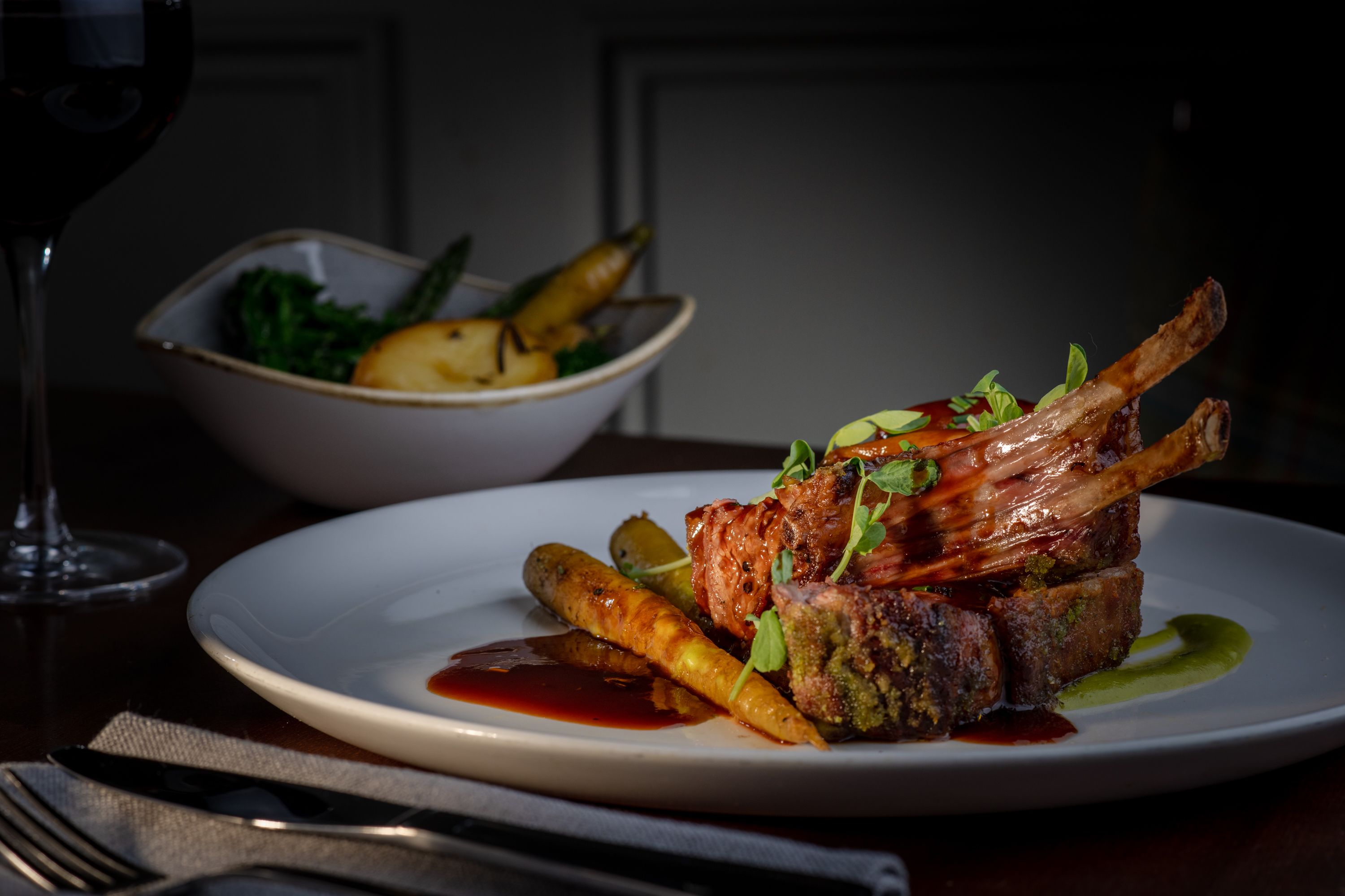 main menu dush roasted lamb with vegetables